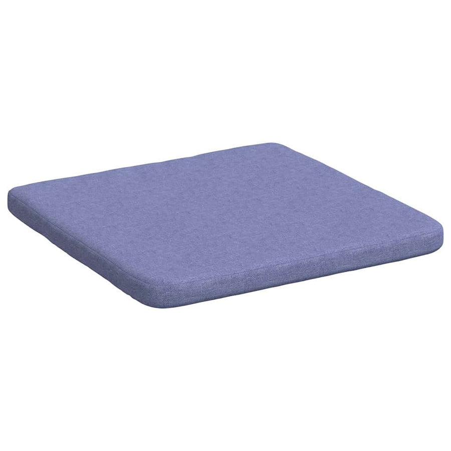 Zitkussens 4 pcs Jeans Blauw 40 x 40 x 3 cm Stof