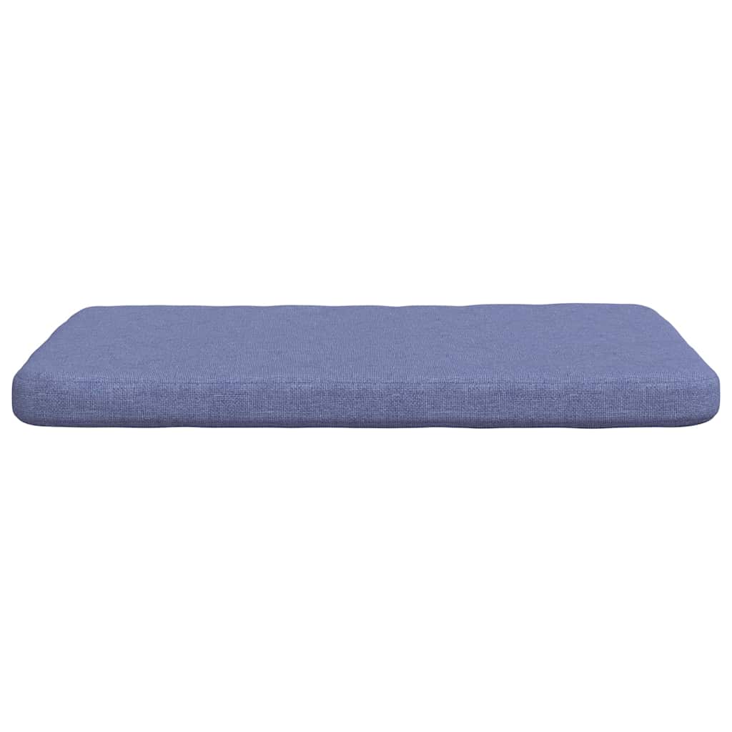 Zitkussens 4 pcs Jeans Blauw 40 x 40 x 3 cm Stof