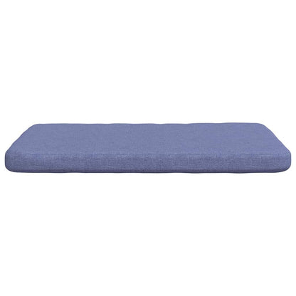 Zitkussens 4 pcs Jeans Blauw 40 x 40 x 3 cm Stof