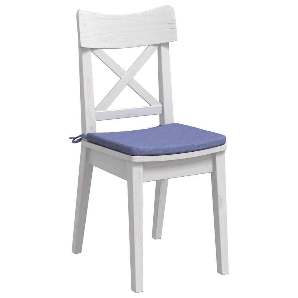 Zitkussens 4 pcs Jeans Blauw 40 x 40 x 3 cm Stof