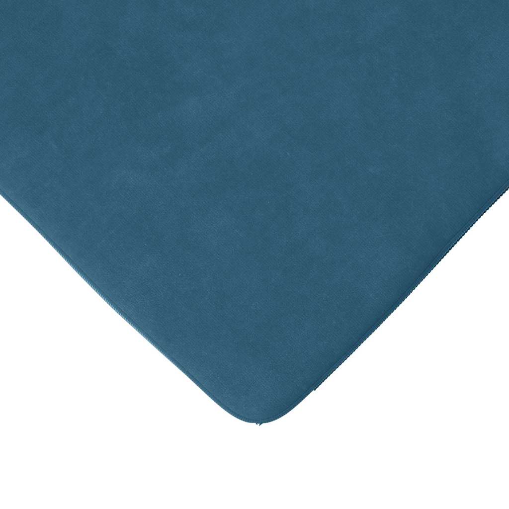 Zitkussens 4 pcs Blauw 40 x 40 x 3 cm Fluweel