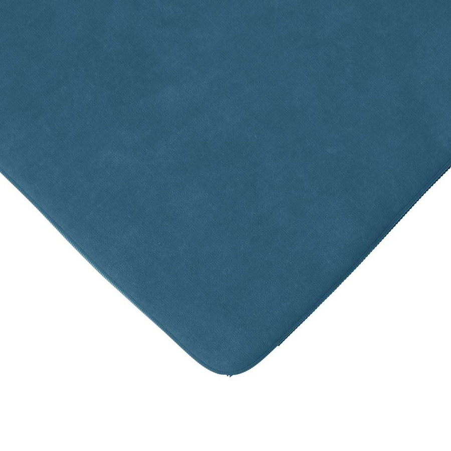 Zitkussens 4 pcs Blauw 40 x 40 x 3 cm Fluweel