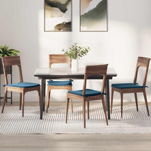 Zitkussens 4 pcs Blauw 40 x 40 x 3 cm Fluweel