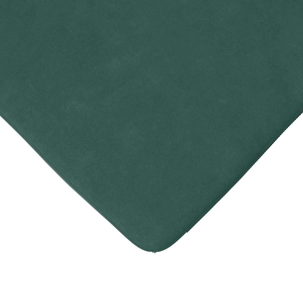 Zitkussens 4 pcs Donkergroen 40 x 40 x 3 cm Fluweel