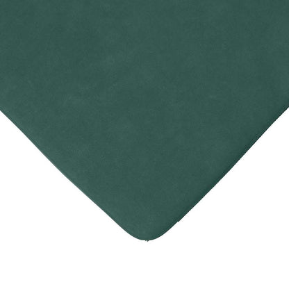 Zitkussens 4 pcs Donkergroen 40 x 40 x 3 cm Fluweel