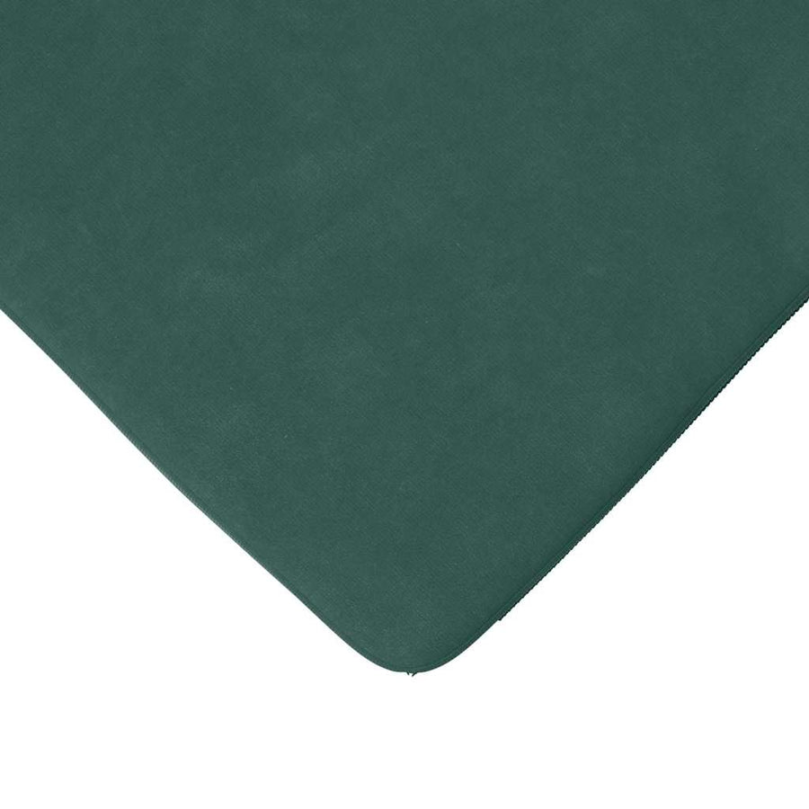 Zitkussens 4 pcs Donkergroen 40 x 40 x 3 cm Fluweel