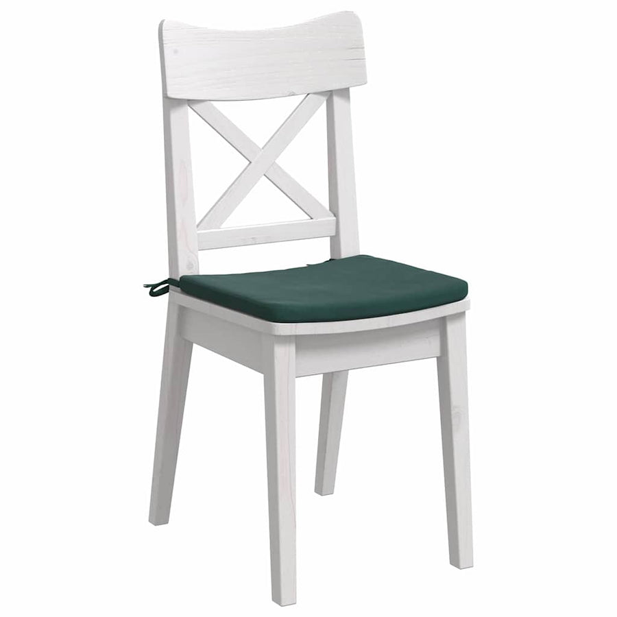 Zitkussens 4 pcs Donkergroen 40 x 40 x 3 cm Fluweel