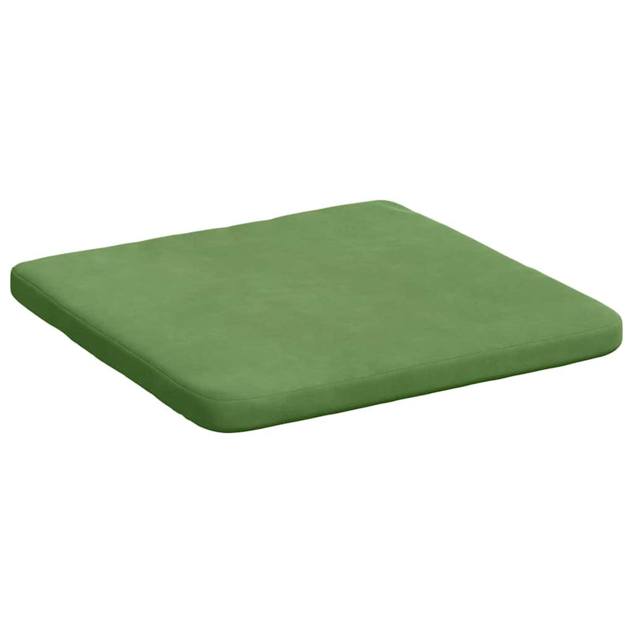 Zitkussens 4 pcs Lichtgroen 40 x 40 x 3 cm Fluweel