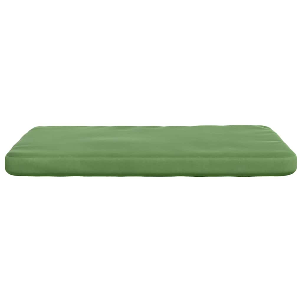Zitkussens 4 pcs Lichtgroen 40 x 40 x 3 cm Fluweel