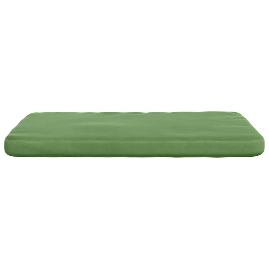 Zitkussens 4 pcs Lichtgroen 40 x 40 x 3 cm Fluweel