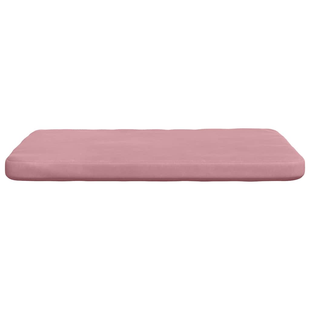 Zitkussens 4 pcs Roze 40 x 40 x 3 cm Fluweel