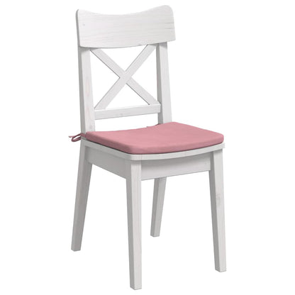 Zitkussens 4 pcs Roze 40 x 40 x 3 cm Fluweel