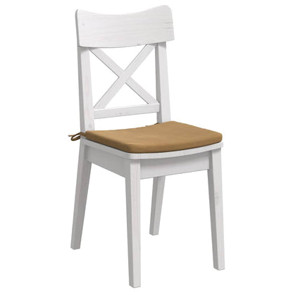 Zitkussens 4 pcs Bruin 40 x 40 x 3 cm Fluweel