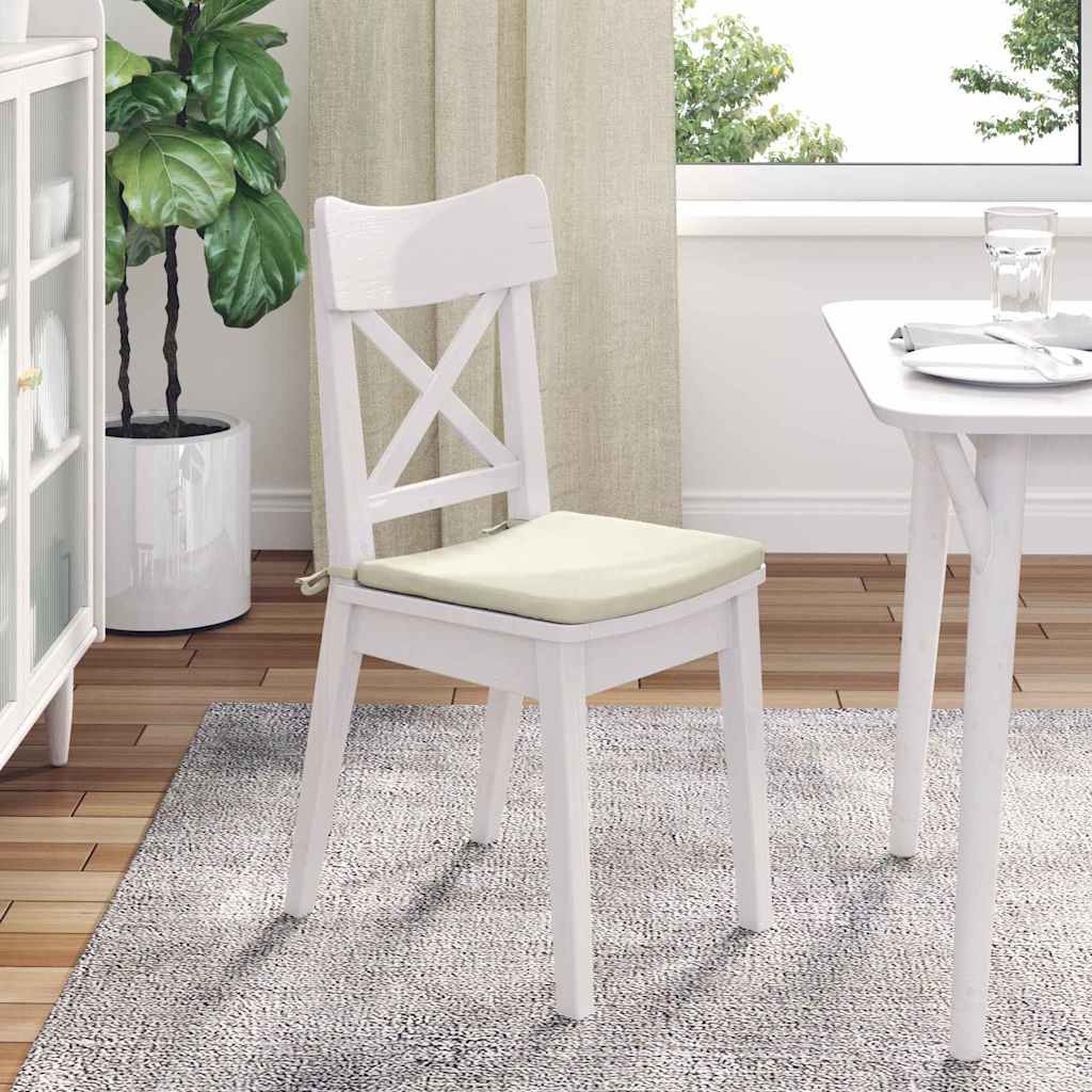 Zitkussens 4 pcs Crème 40 x 40 x 3 cm Fluweel