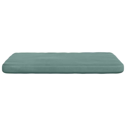 Zitkussens 4 pcs Zeegroen 40 x 40 x 3 cm Fluweel