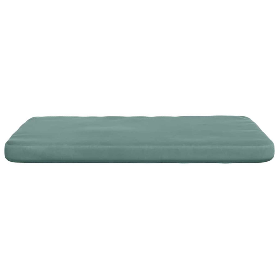Zitkussens 4 pcs Zeegroen 40 x 40 x 3 cm Fluweel