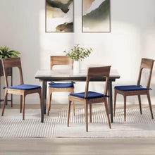 Zitkussens 4 pcs Politieblauw 40 x 40 x 3 cm Fluweel