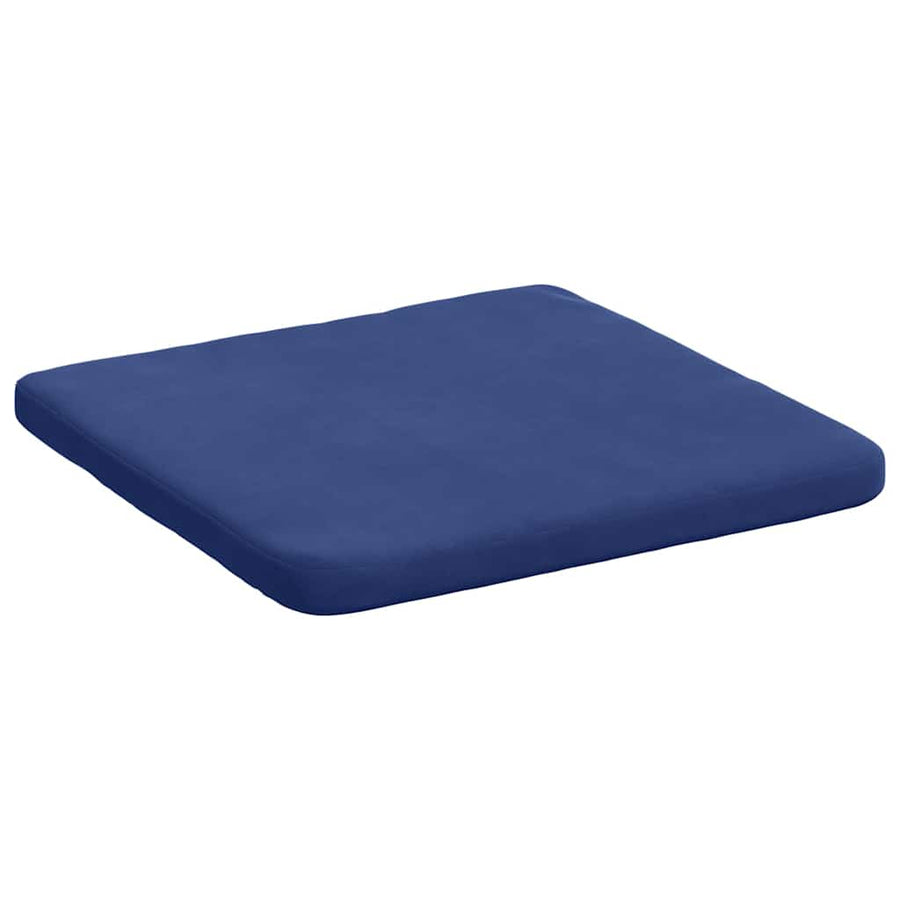 Zitkussens 4 pcs Politieblauw 40 x 40 x 3 cm Fluweel