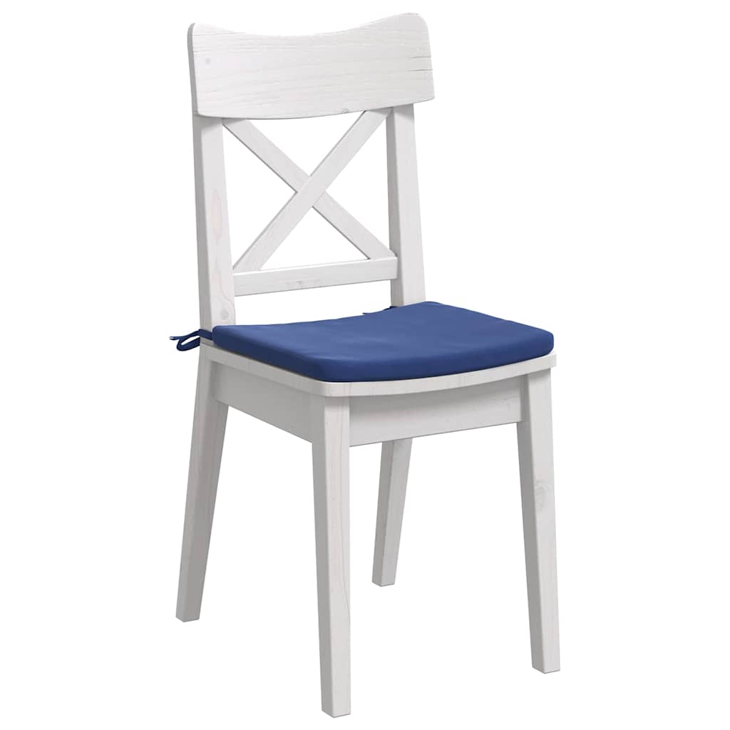 Zitkussens 4 pcs Politieblauw 40 x 40 x 3 cm Fluweel