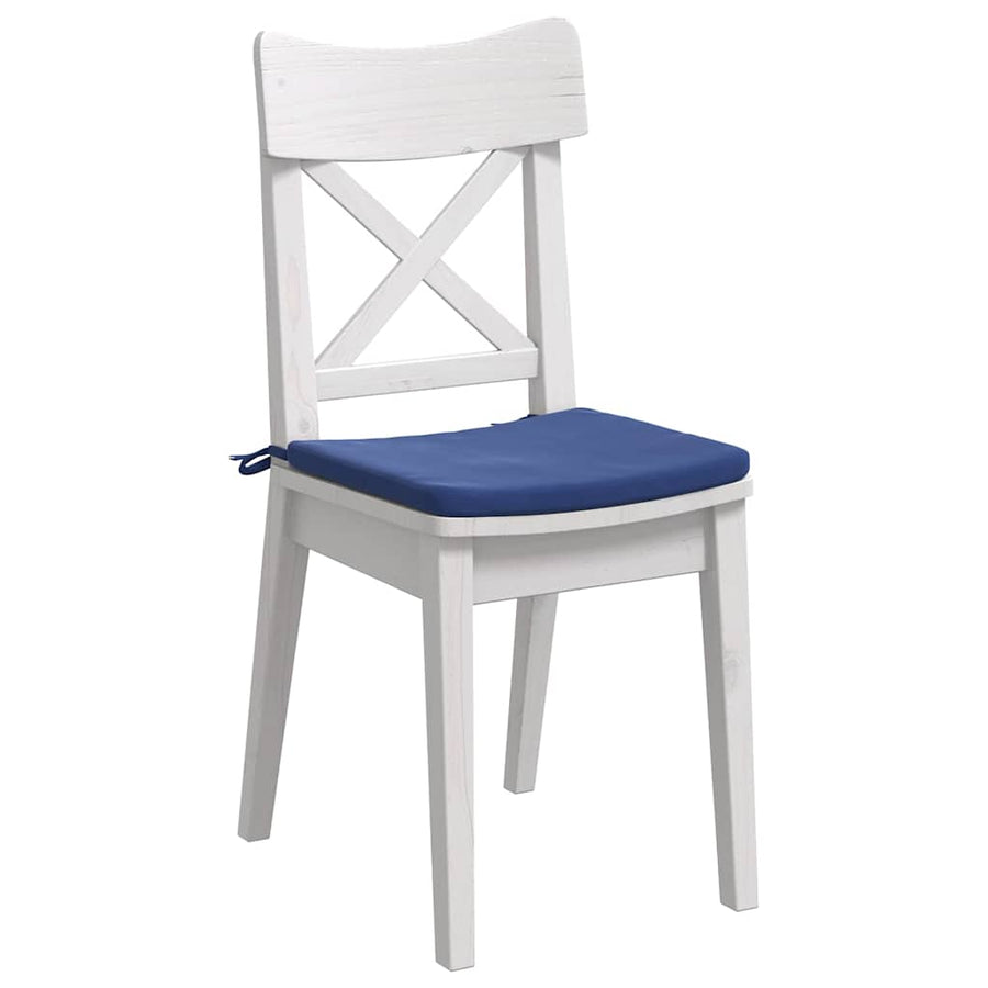 Zitkussens 4 pcs Politieblauw 40 x 40 x 3 cm Fluweel