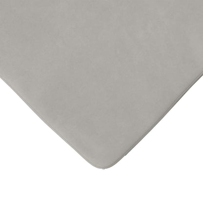 Zitkussens 4 pcs Lichtgrijs 40 x 40 x 3 cm Microvezel Stof
