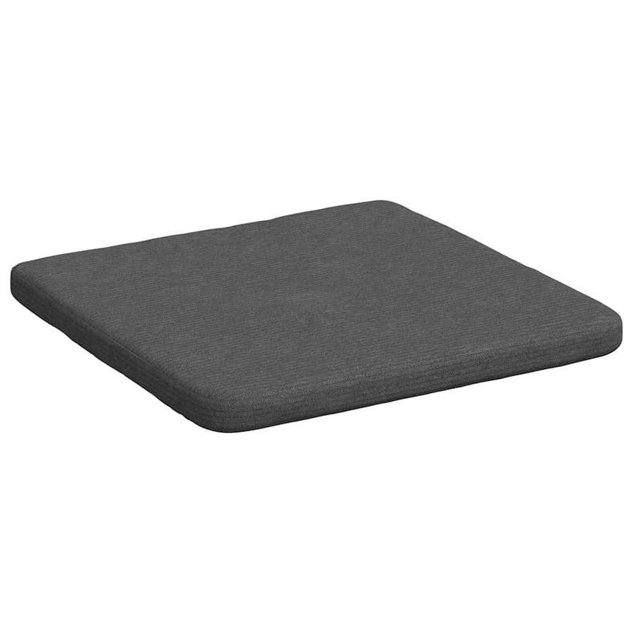 Zitkussens 4 pcs Donkergrijs 40 x 40 x 3 cm Katoen Stof