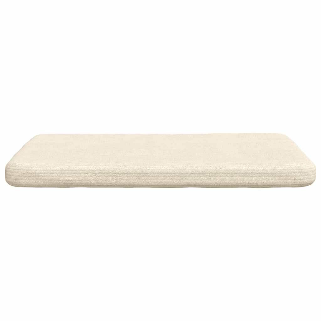 Zitkussens 4 pcs Crème 40 x 40 x 3 cm Katoen Stof