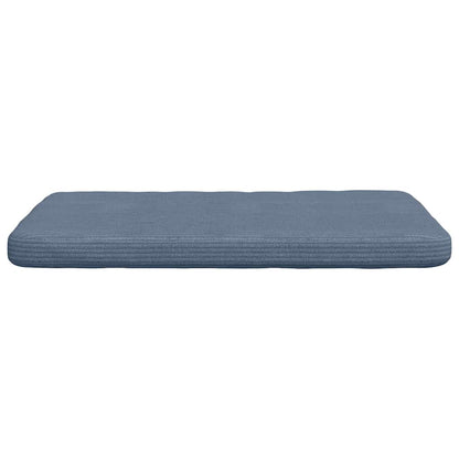 Zitkussens 4 stuks Blauw 40 x 40 x 3 cm Cordstof