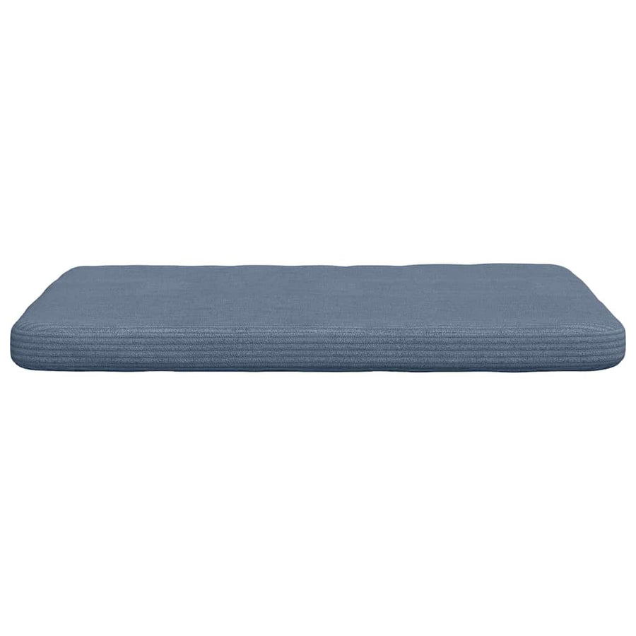 Zitkussens 4 stuks Blauw 40 x 40 x 3 cm Cordstof