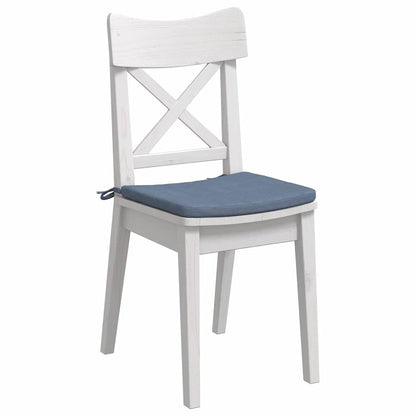 Zitkussens 4 stuks Blauw 40 x 40 x 3 cm Cordstof