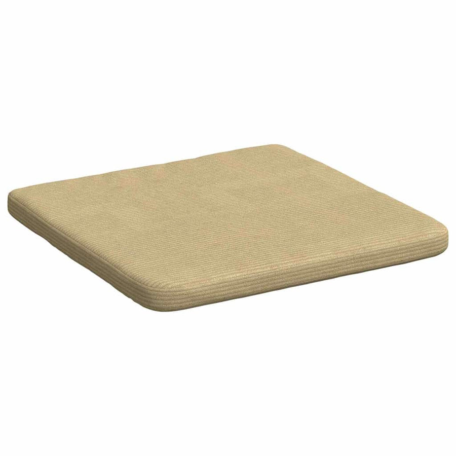 Zitkussens 4 pcs Grijs groen 40 x 40 x 3 cm Katoen Stof