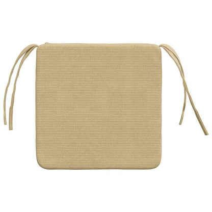 Zitkussens 4 pcs Grijs groen 40 x 40 x 3 cm Katoen Stof