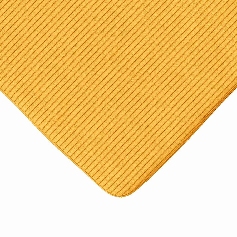 Zitkussens 4 pcs Lichtgeel 40 x 40 x 3 cm Katoen Stof