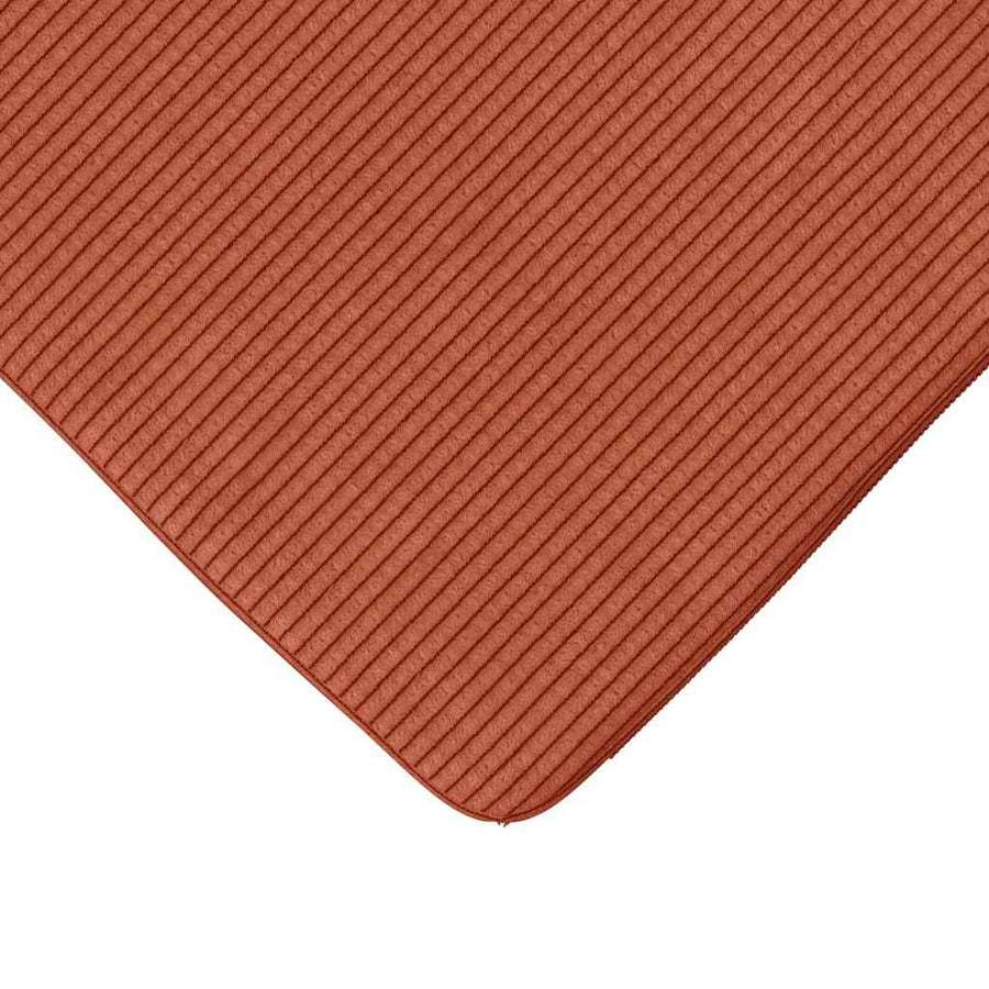 Zitkussens 4 pcs Rood-oranje 40 x 40 x 3 cm Katoen Stof