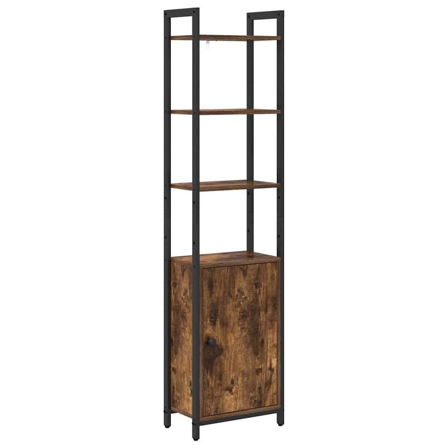 Boekenkast Gerookt eiken 40 x 24 x 161 cm Bewerkt hout