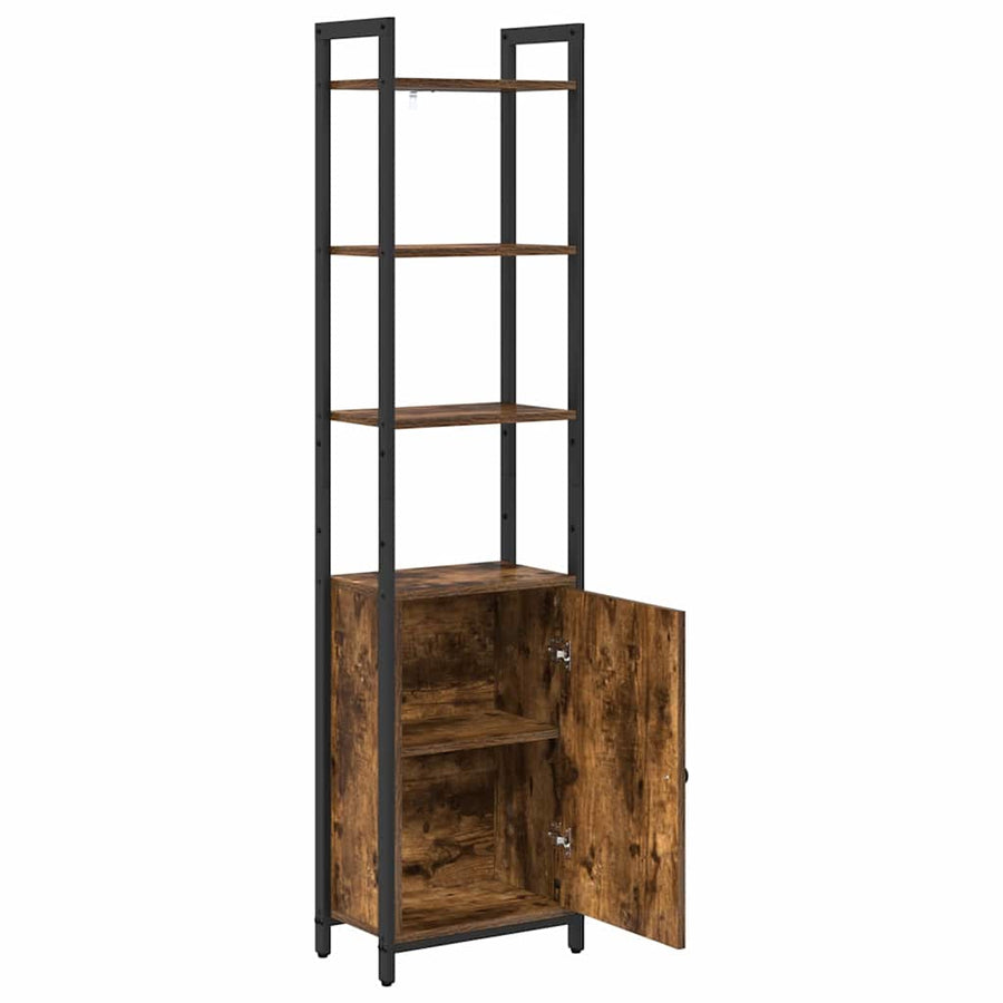 Boekenkast Gerookt eiken 40 x 24 x 161 cm Bewerkt hout
