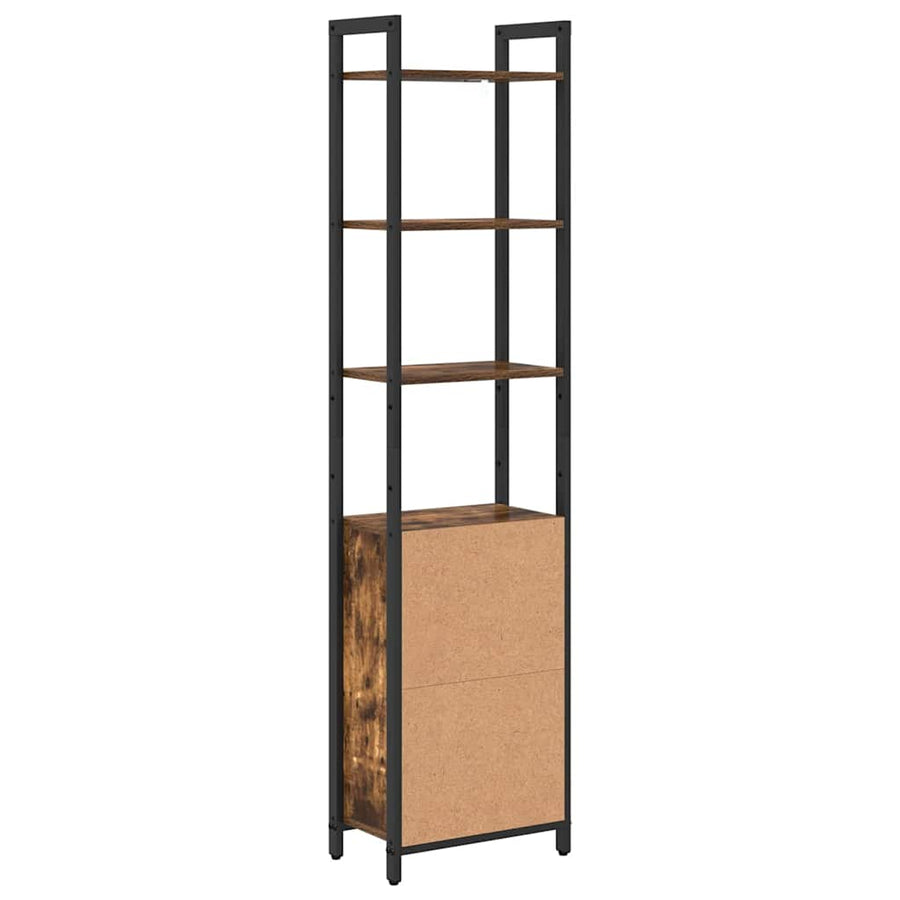 Boekenkast Gerookt eiken 40 x 24 x 161 cm Bewerkt hout