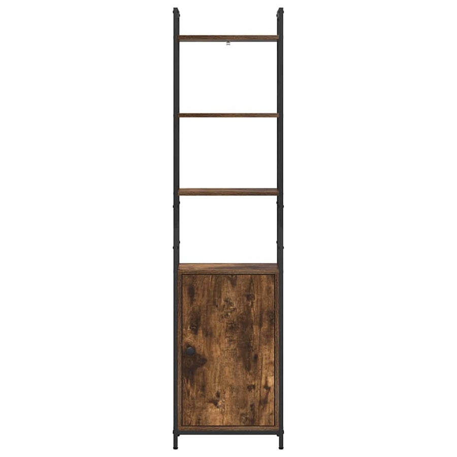 Boekenkast Gerookt eiken 40 x 24 x 161 cm Bewerkt hout