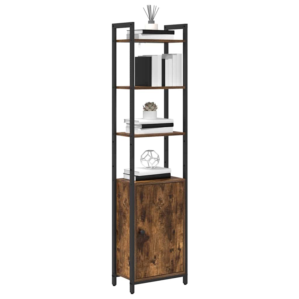 Boekenkast Gerookt eiken 40 x 24 x 161 cm Bewerkt hout