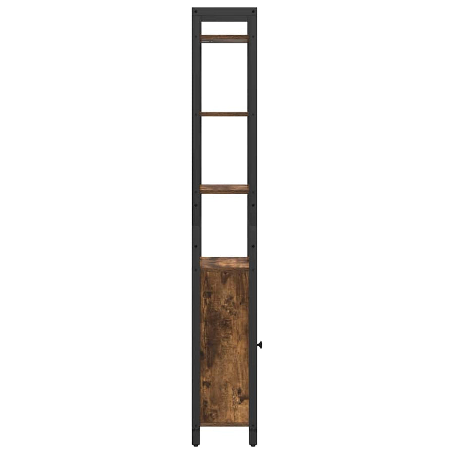 Boekenkast Gerookt eiken 40 x 24 x 161 cm Bewerkt hout