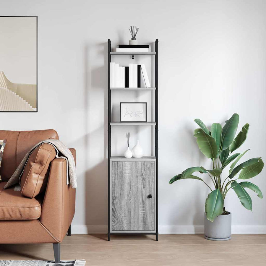 Boekenkast Grijs Sonoma 40 x 24 x 161 cm Bewerkt hout