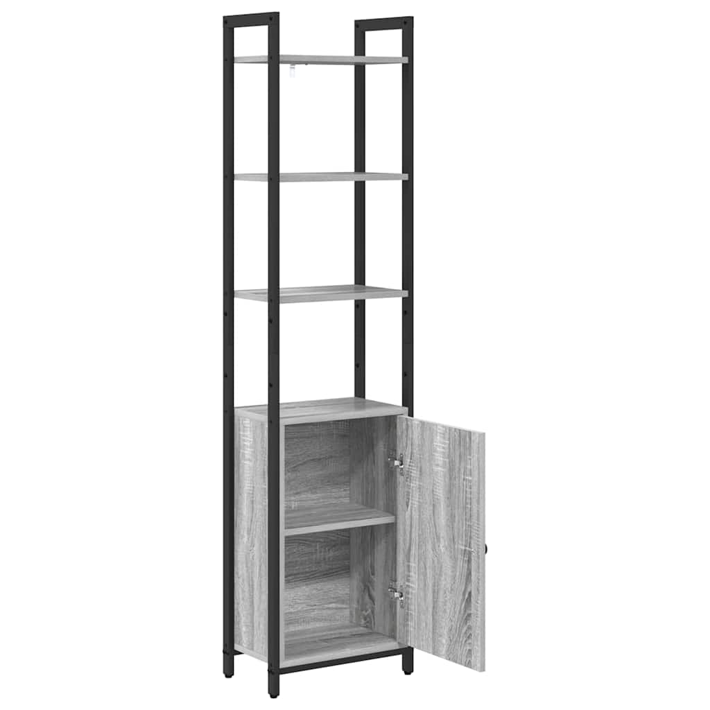 Boekenkast Grijs Sonoma 40 x 24 x 161 cm Bewerkt hout