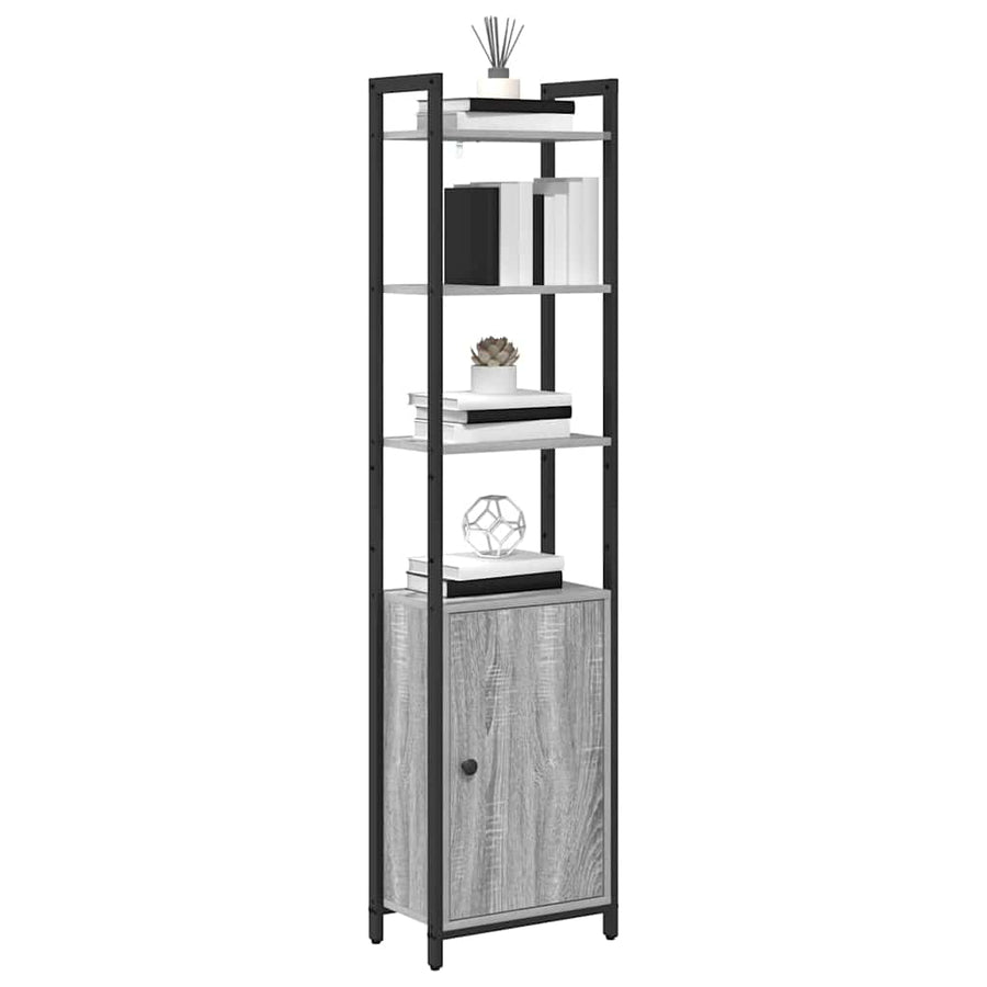 Boekenkast Grijs Sonoma 40 x 24 x 161 cm Bewerkt hout