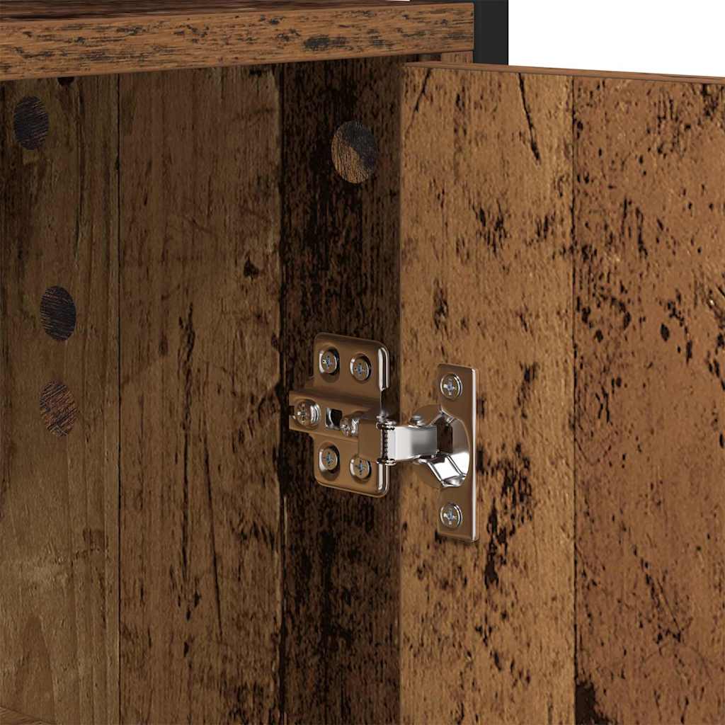 Boekenkast Oud Hout 40 x 24 x 161 cm Bewerkt hout