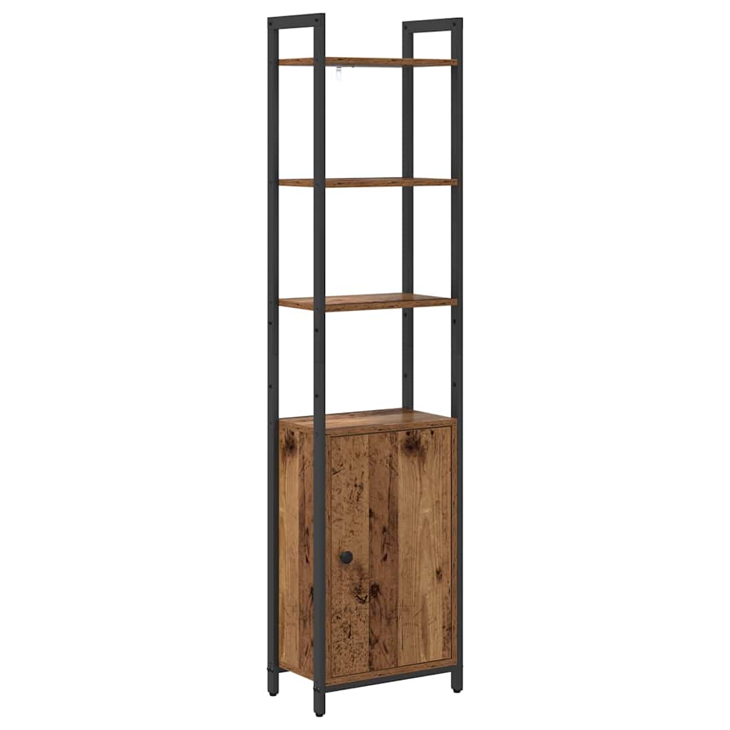 Boekenkast Oud Hout 40 x 24 x 161 cm Bewerkt hout