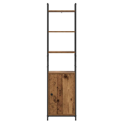Boekenkast Oud Hout 40 x 24 x 161 cm Bewerkt hout