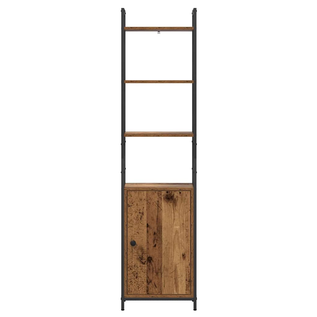 Boekenkast Oud Hout 40 x 24 x 161 cm Bewerkt hout