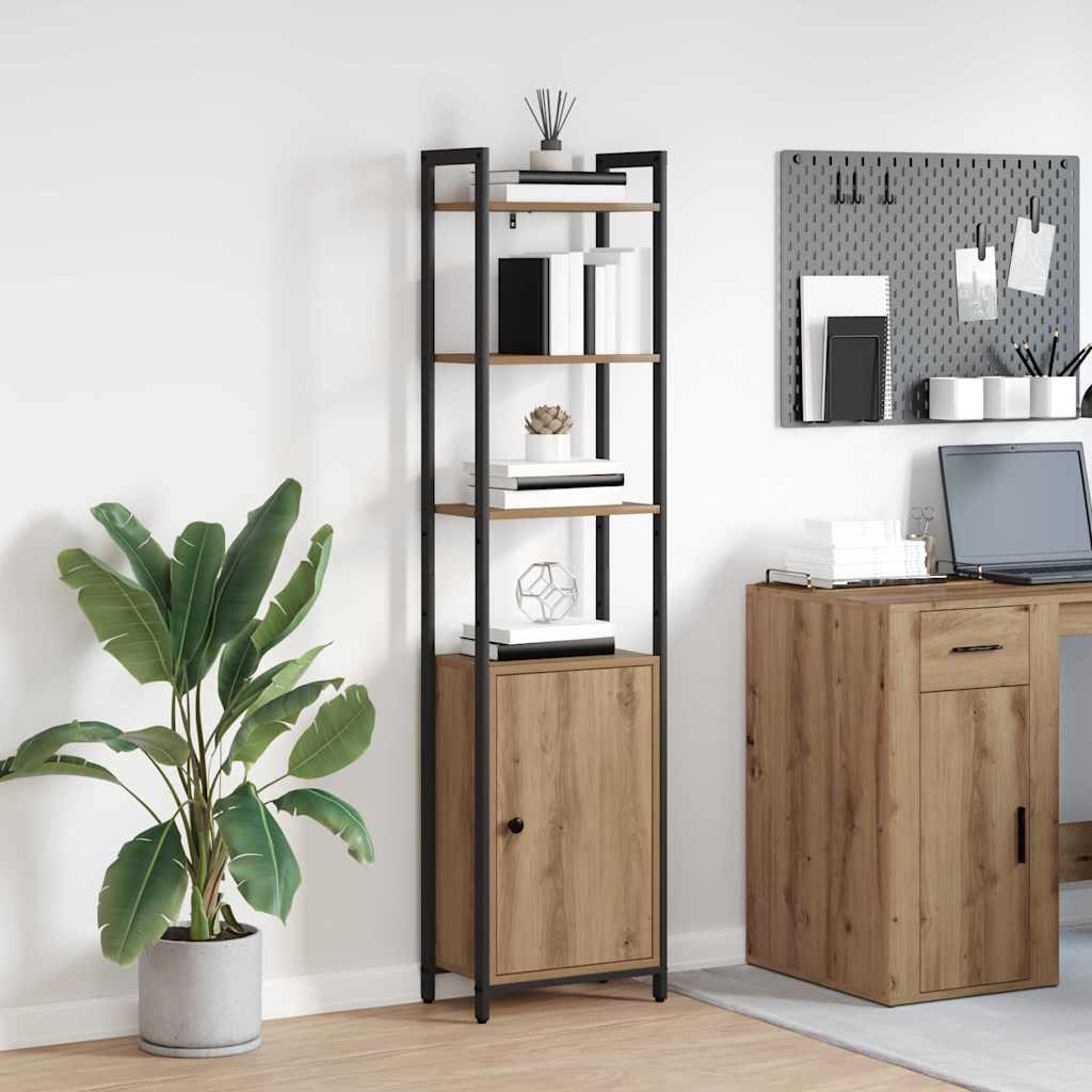 Boekenkast Artisan Eiken 40 x 24 x 161 cm Bewerkt hout