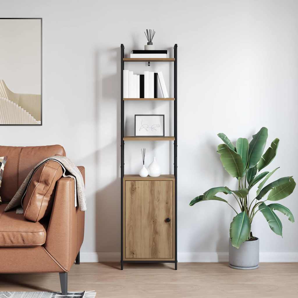 Boekenkast Artisan Eiken 40 x 24 x 161 cm Bewerkt hout