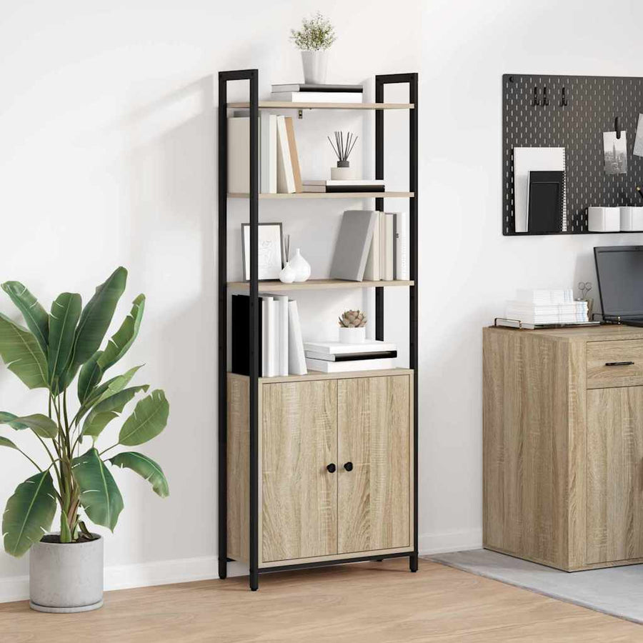 Boekenkast Sonoma Eiken 60 x 24 x 161 cm Bewerkt hout
